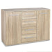 Dresser Copenhagen | size: Width: 116cm, Height: 82cm, Depth: 40cm | color: Oak | image: 1 | variant: 1001986