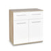 Dresser Copenhagen | size: Width: 77cm, Height: 82cm, Depth: 40cm | color: White/Oak | image: 1 | variant: 1001974