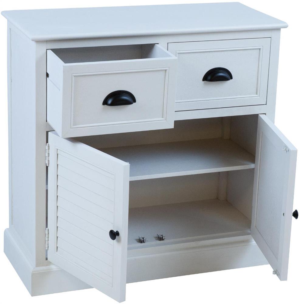 Dresser East Amsterdam | size: Length: 33cm, Width: 75cm, Height: 75cm | color: White | image: 2 | variant: 1006353