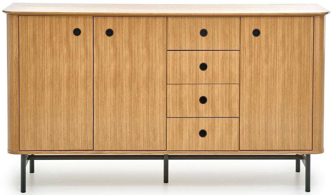 Dresser East Brackley | size: Length: 44cm, Width: 167cm, Height: 93cm | color: Oak | image: 2 | variant: 1007549