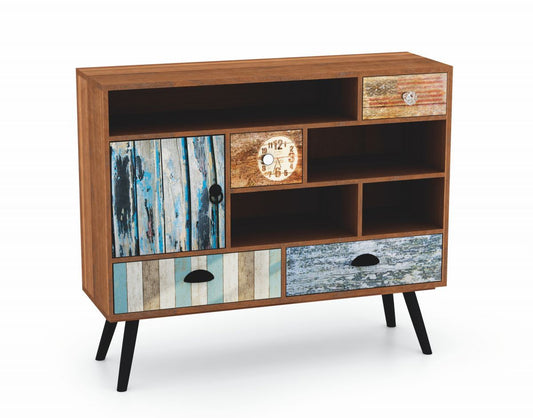 Dresser East Imola | size: Width: 93cm, Height: 80cm, Depth: 29cm | color: Multicolored | image: 1 | variant: 1006631