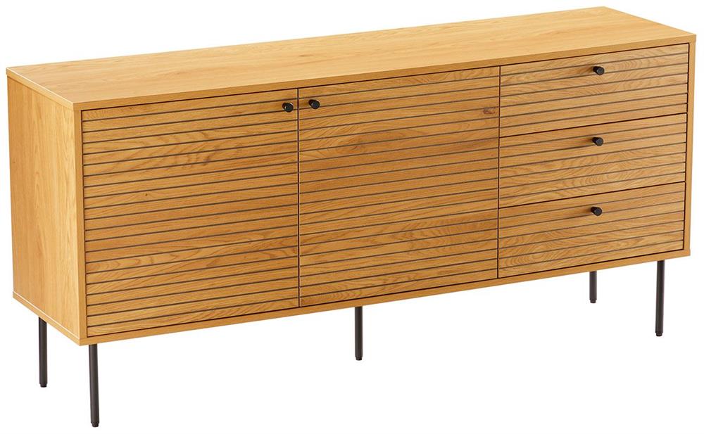 Dresser East Le Havre | size: Length: 40cm, Width: 150cm, Height: 74cm | color: Oak | image: 2 | variant: 1006338