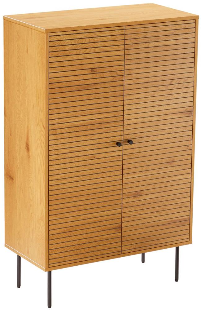 Dresser East Le Havre | size: Length: 40cm, Width: 80cm, Height: 130cm | color: Oak | image: 1 | variant: 1006345