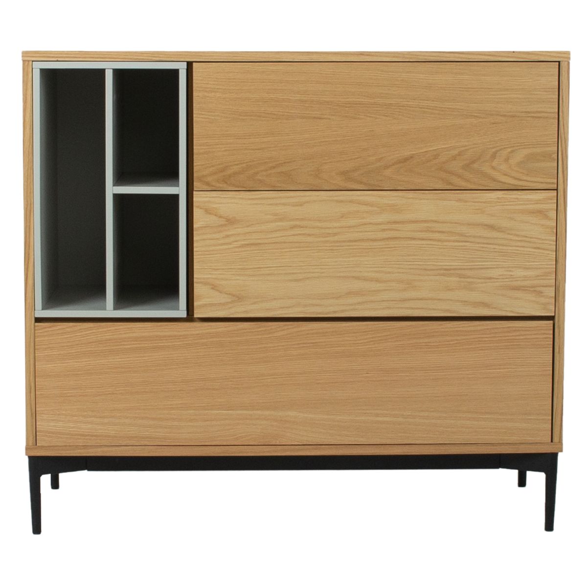Dresser East Leatherhead | size: Width: 100cm, Height: 90cm, Depth: 41.5cm | color: Oak | image: 2 | variant: 1005207