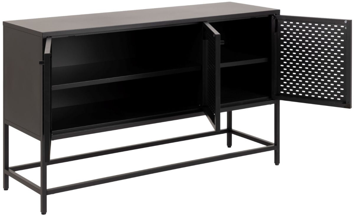 Dresser East Lichfield | size: Length: 40cm, Width: 125cm, Height: 75cm | color: Black | image: 2 | variant: 1005707