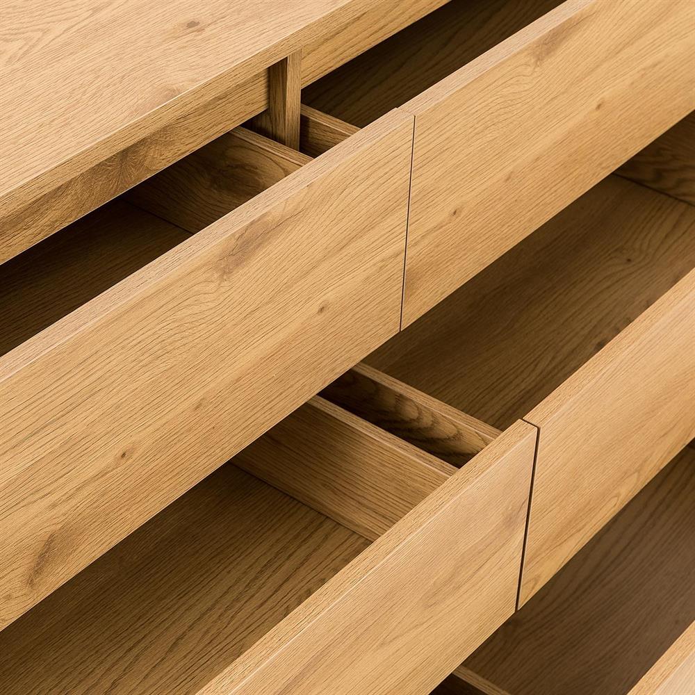 Dresser East Rennes | size: Length: 40cm, Width: 120cm, Height: 80cm | color: Oak | image: 6 | variant: 1006340