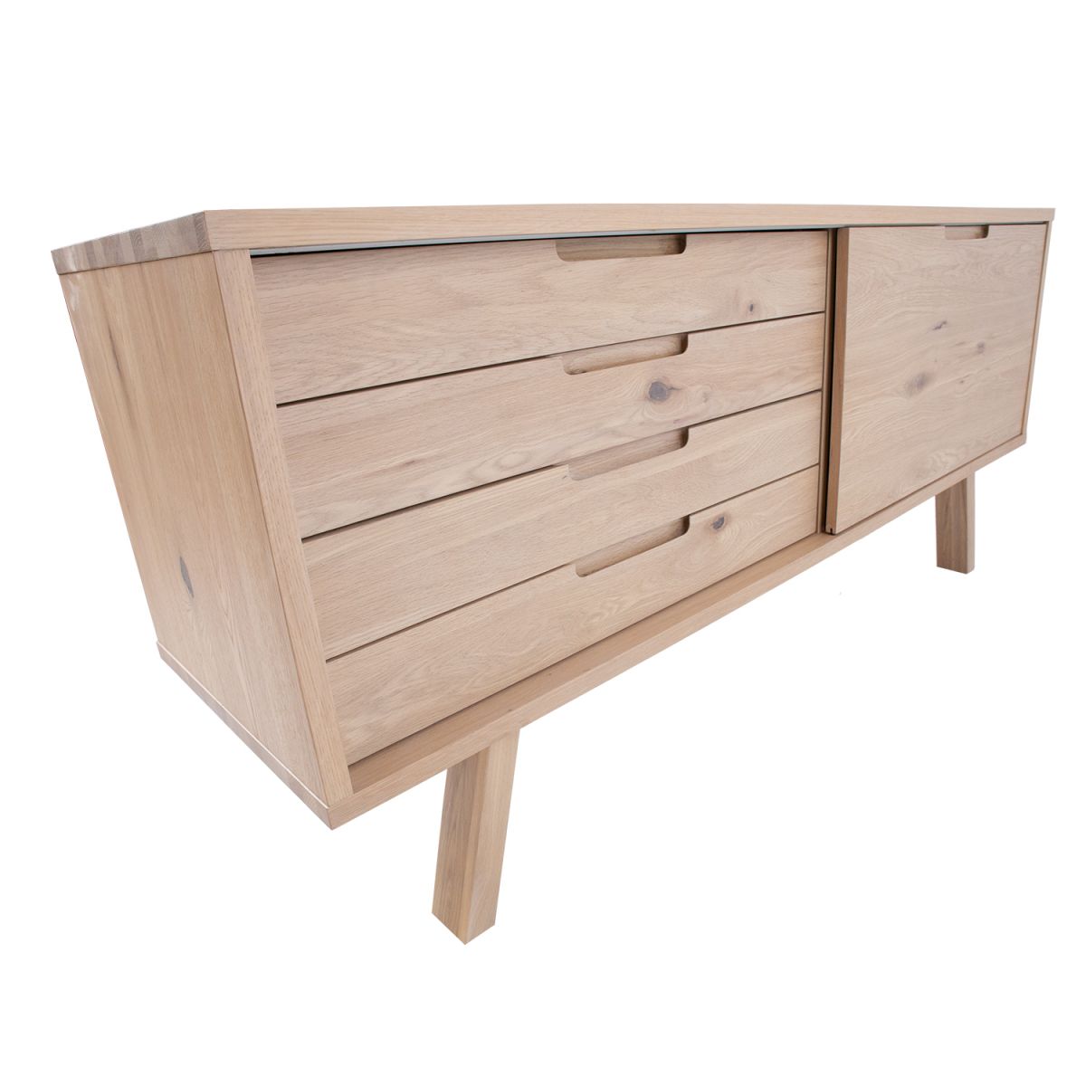 Dresser East Swanage | size: Width: 160cm, Height: 73cm, Depth: 45cm | color: Oak | image: 4 | variant: 1005411
