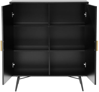Dresser East Vatican | size: Length: 40cm, Width: 100cm, Height: 115cm | color: Black | image: 3 | variant: 1006332