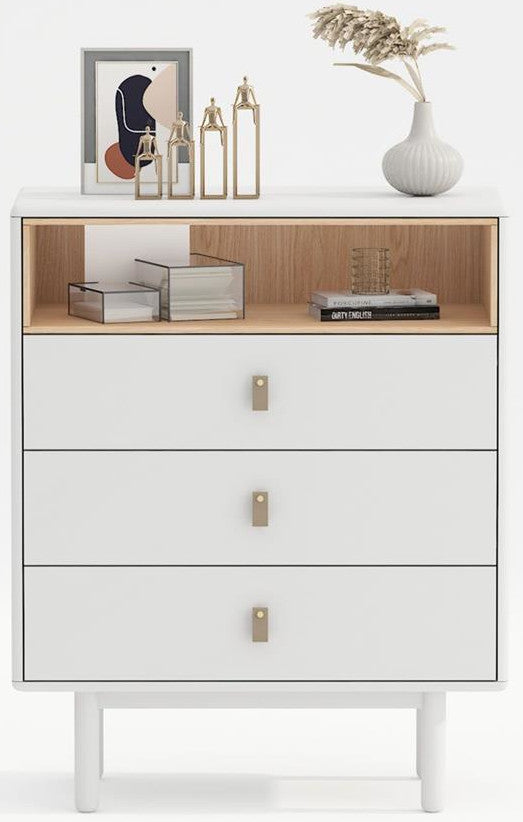 Dresser Leicester | size: Length: 40cm, Width: 80cm, Height: 100cm | color: White | image: 2 | variant: 1000461