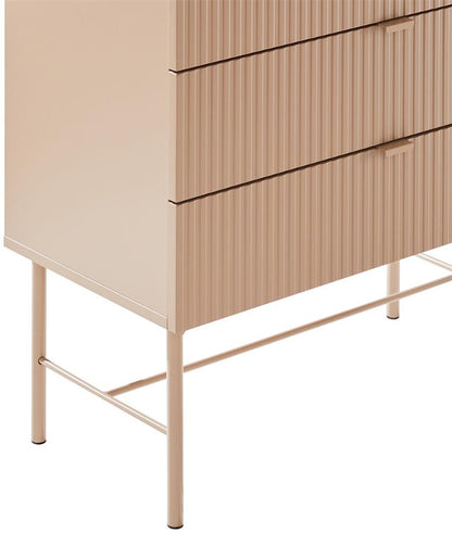 Dresser Milton | size: Length: 40cm, Width: 79cm, Height: 100cm | color: Beige | image: 6 | variant: 1000457