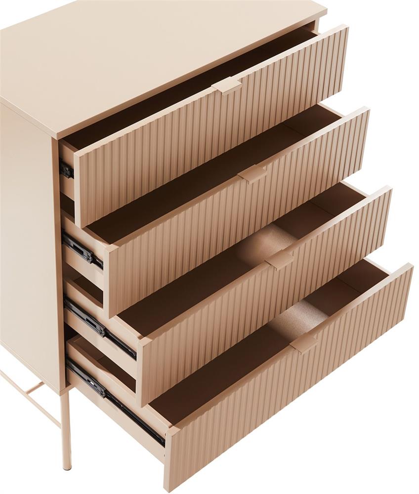 Dresser Milton | size: Length: 40cm, Width: 79cm, Height: 100cm | color: Beige | image: 8 | variant: 1000457