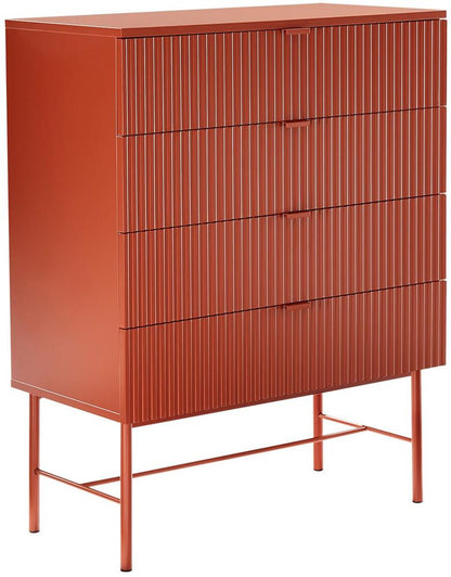 Dresser Milton | size: Length: 40cm, Width: 79cm, Height: 100cm | color: Red | image: 1 | variant: 1000458