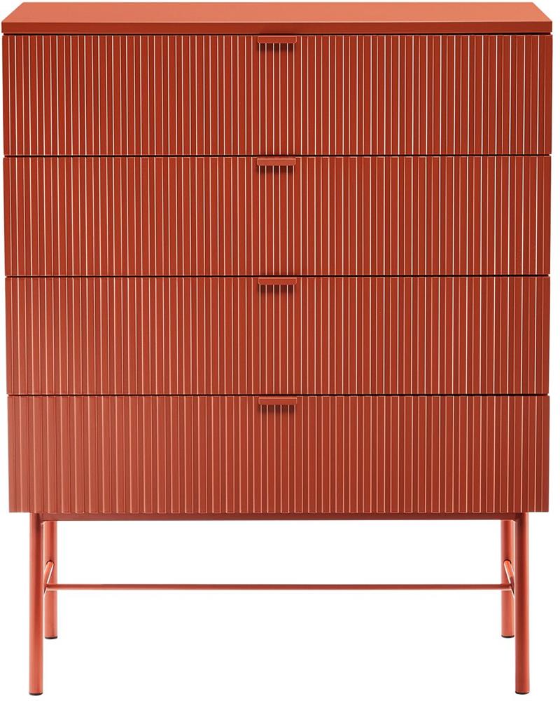 Dresser Milton | size: Length: 40cm, Width: 79cm, Height: 100cm | color: Red | image: 2 | variant: 1000458