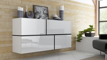 Dresser West Faversham | size: Length: 40cm, Width: 170cm, Height: 80cm | color: White | image: 0 | variant: 1007286