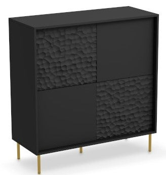 Dresser West Thame | size: Length: 41cm, Width: 100cm, Height: 105cm | color: Black | image: 1 | variant: 1007335