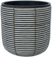 Flower Pot Didcot | size: Length: 27cm, Width: 27cm, Height: 28cm | color: Gray | image: 1 | variant: 1000518