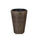 Flower Pot Didcot | size: Length: 28cm, Width: 28cm, Height: 40cm | color: Brown | image: 1 | variant: 1000522