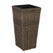 Flower Pot Didcot | size: Length: 28cm, Width: 28cm, Height: 60cm | color: Brown | image: 1 | variant: 1000524