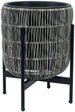 Flower Pot Didcot | size: Length: 30cm, Width: 30cm, Height: 38cm | color: Gray | image: 1 | variant: 1000530