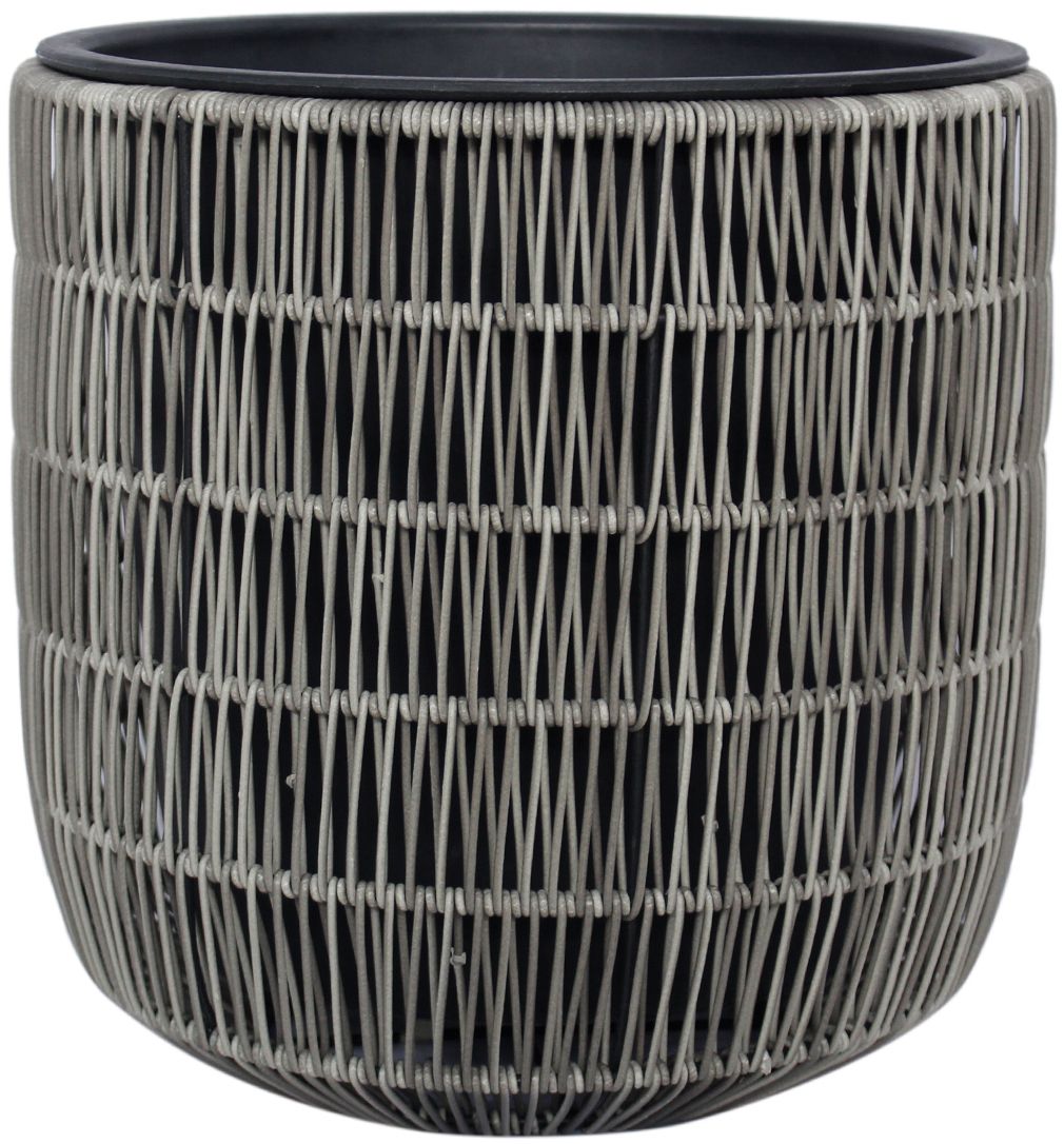Flower Pot Didcot | size: Length: 35cm, Width: 35cm, Height: 36cm | color: Gray | image: 1 | variant: 1000542