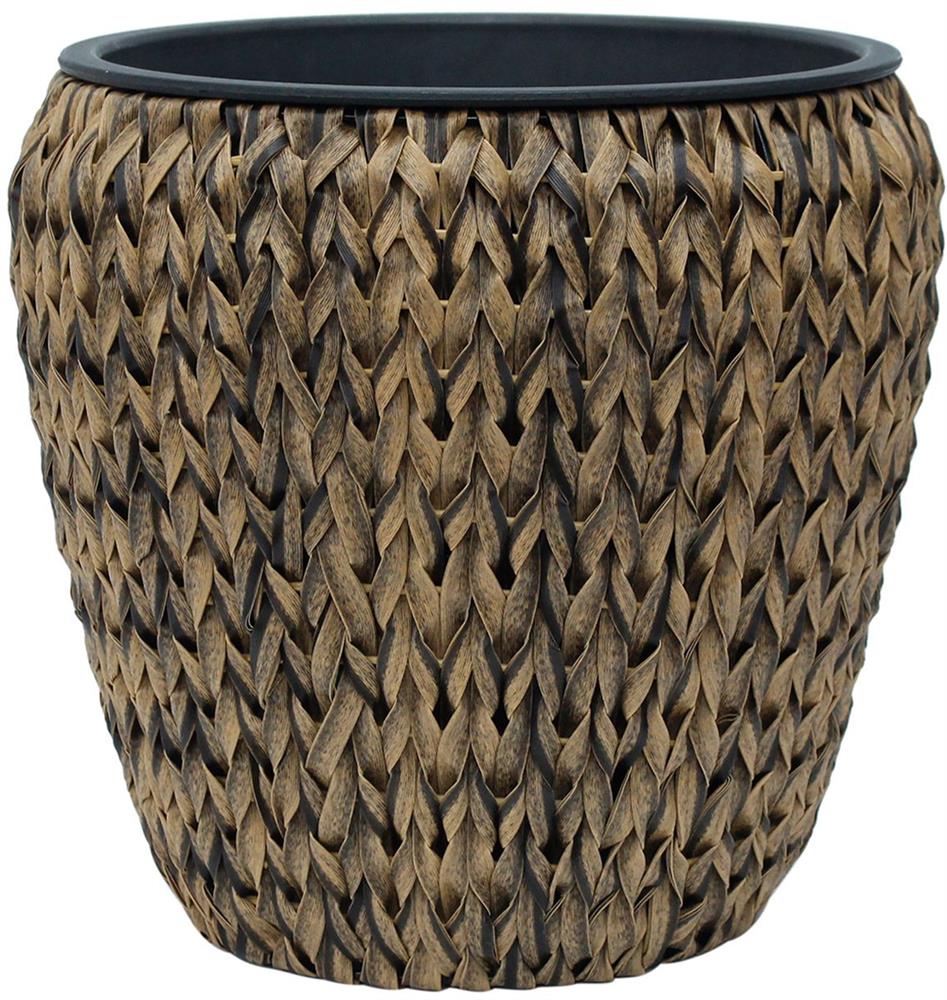 Flower Pot Didcot | size: Length: 36cm, Width: 36cm, Height: 36cm | color: Brown | image: 1 | variant: 1006391