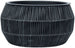 Flower Pot Didcot | size: Length: 37cm, Width: 37cm, Height: 19cm | color: Black | image: 1 | variant: 1000547