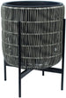 Flower Pot Didcot | size: Length: 38cm, Width: 38cm, Height: 49cm | color: Gray | image: 1 | variant: 1000553