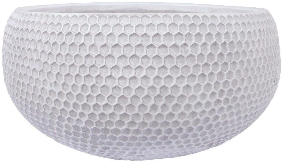 Flower Pot East Halstead | size: Length: 28cm, Width: 28cm, Height: 14cm | color: White | image: 1 | variant: 1005491