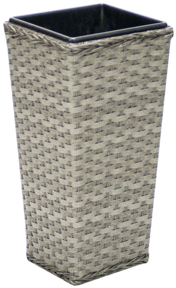 Flower Pot East Inverness | size: Length: 31.5cm, Width: 31.5cm, Height: 66cm | color: Gray | image: 1 | variant: 1005596
