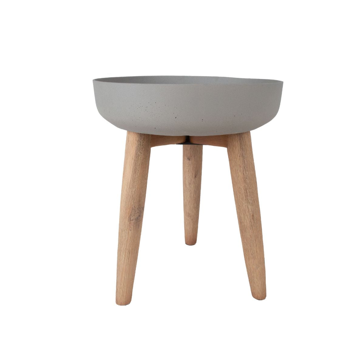 Flower Pot Norton | size: Length: 36.5cm, Width: 36.5cm, Height: 43cm, Diameter: 36.5cm | color: Gray | image: 1 | variant: 1005450