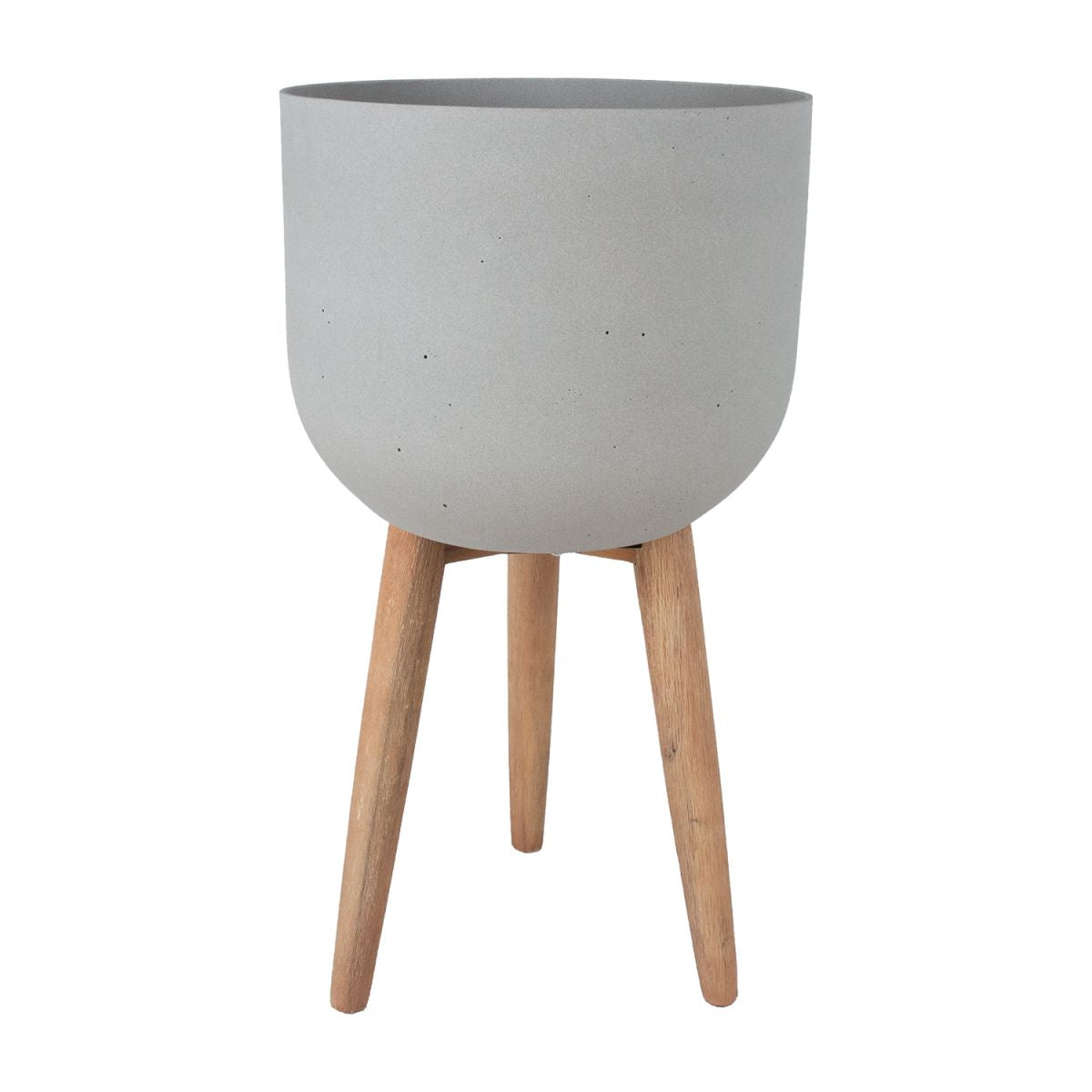 Flower Pot Sandstone 10 | size: Length: 40cm, Width: 40cm, Height: 73.5cm, Diameter: 40cm | color: Gray | image: 1 | variant: 1011905