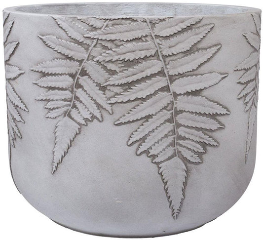 Flower Pot Wicker 36 | size: Length: 44cm, Width: 44cm, Height: 36cm | color: Gray | image: 1 | variant: 1017706