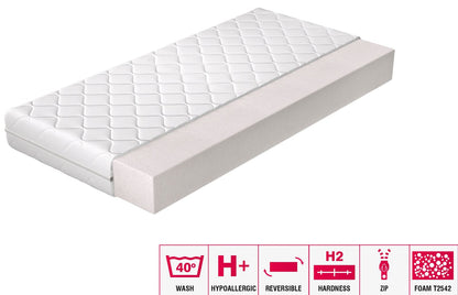 Foam Mattress Lino 15 | size: Length: 200cm, Width: 140cm | image: 2 | variant: 1013774