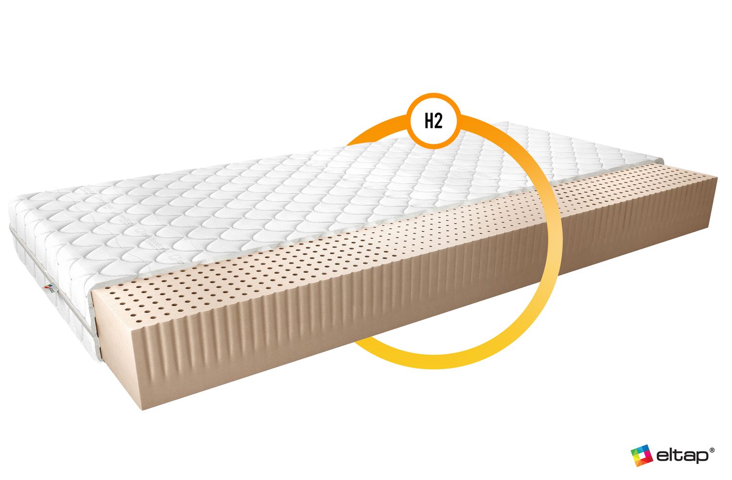 Foam Mattress West Bordeaux 23 | size: Length: 200cm, Width: 160cm | image: 2 | variant: 1014489