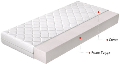 Foam Mattress West Porth 15 | size: Length: 200cm, Width: 140cm | image: 1 | variant: 1014754