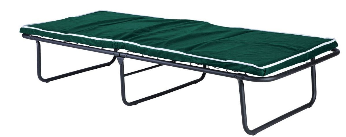 Folding Bed East Aylesbury | size: Length: 195cm, Width: 80cm, Height: 34cm | color: Green | image: 0 | variant: 1005015