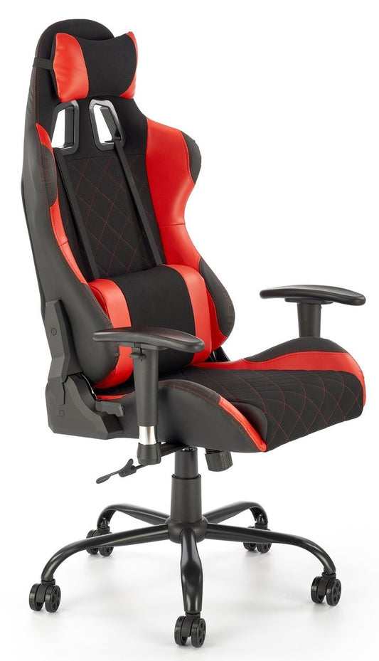 Gaming Chair Drake 1 | size: Width: 69cm, Height: 127cm, Depth: 62cm | color: Black/Red | image: 1 | variant: 1014082