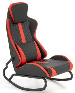 Gaming Chair Gamer | size: Width: 60cm, Height: 100cm, Depth: 85cm | color: Black/Red | image: 1 | variant: 1014085