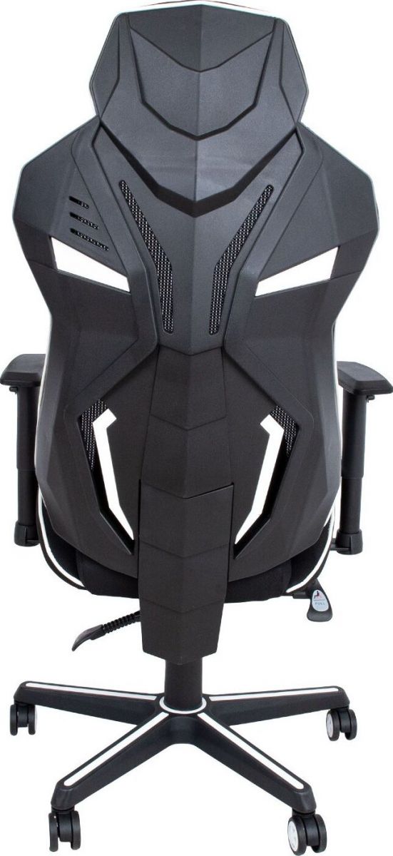 Gaming Chair Narberth | size: Width: 67cm, Height: 132.5cm, Depth: 91.5cm | color: White/Black | image: 4 | variant: 1001284