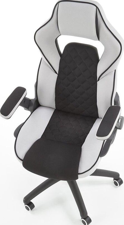 Gaming Chair Sonic | size: Width: 68cm, Height: 124cm, Depth: 70cm | color: Black/Grey | image: 6 | variant: 1011567