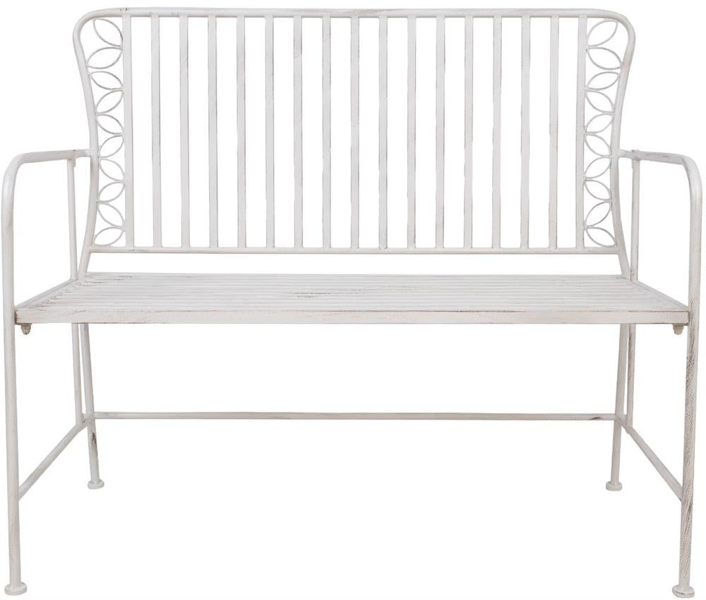 Garden Bench East Jerusalem | size: Length: 50cm, Width: 103cm, Height: 93cm | color: White | image: 2 | variant: 1006255