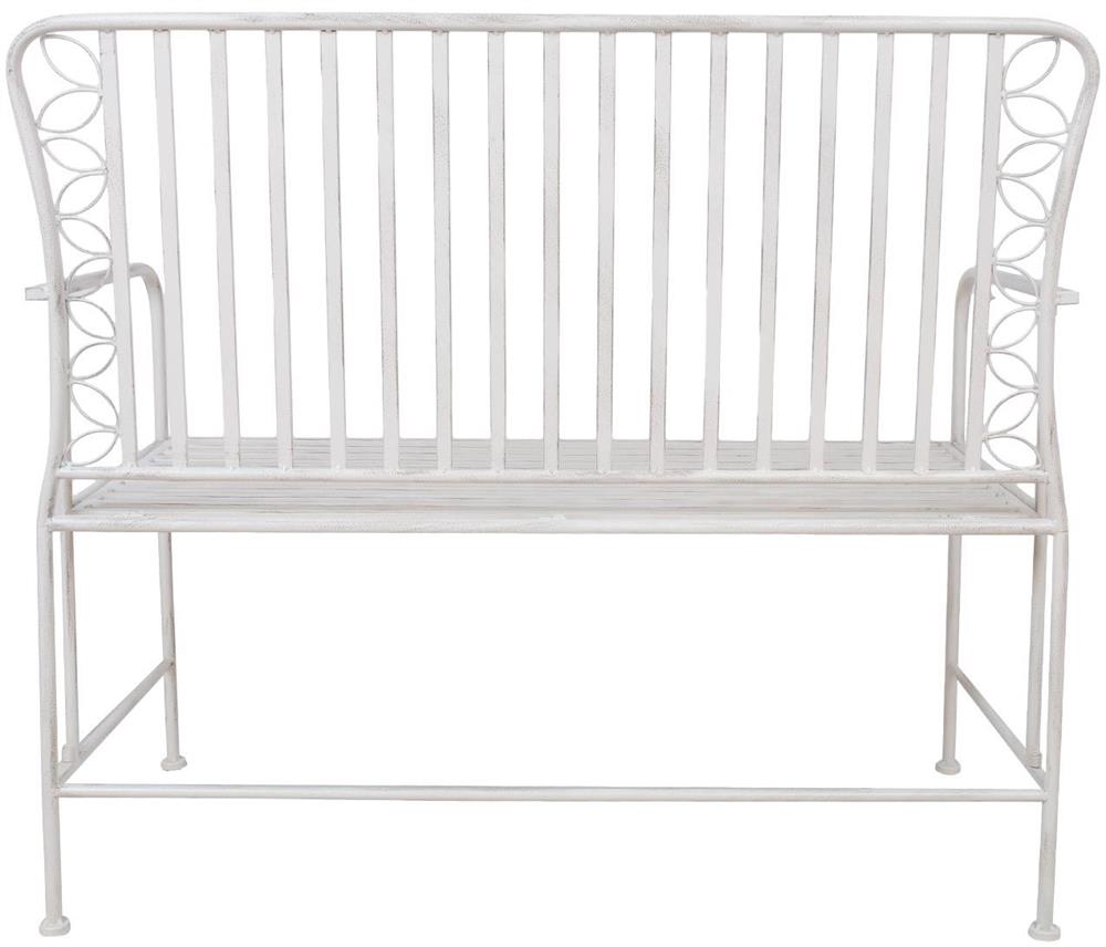 Garden Bench East Jerusalem | size: Length: 50cm, Width: 103cm, Height: 93cm | color: White | image: 6 | variant: 1006255