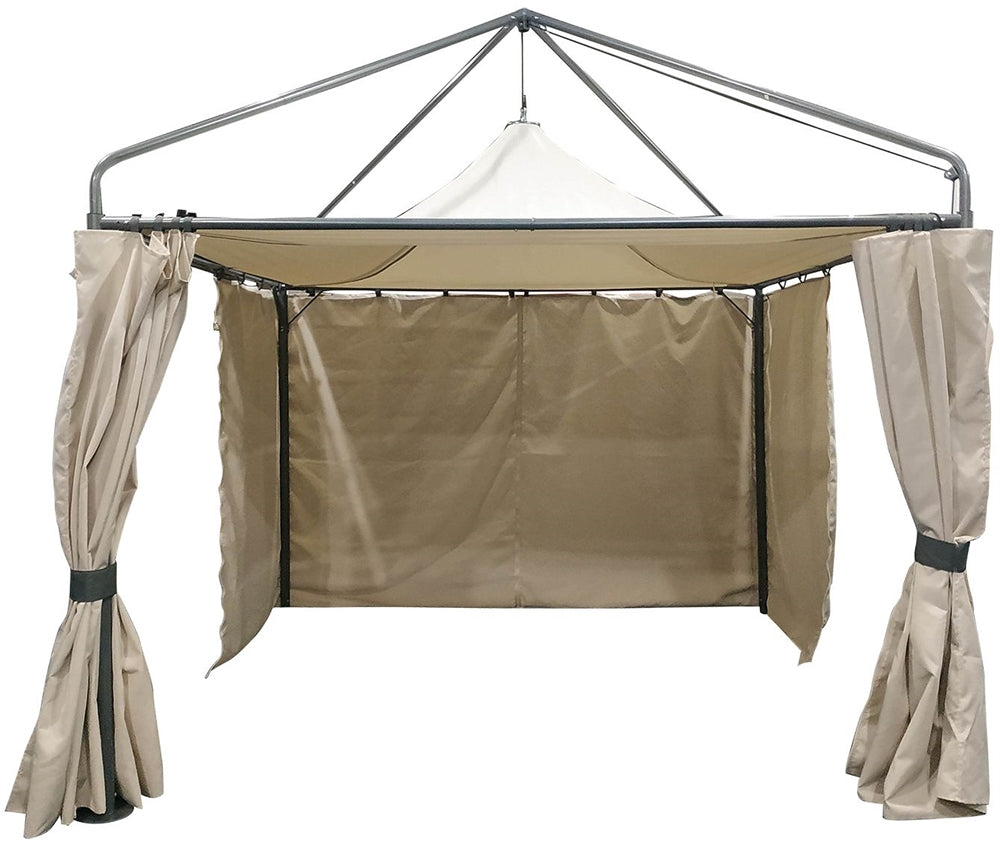 Garden Canopy Madrid | size: Length: 300cm, Width: 300cm | color: Gray | image: 1 | variant: 1012910