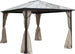 Garden Canopy Weybridge | size: Length: 300cm, Width: 400cm, Height: 263cm | color: Brown | image: 1 | variant: 1000703