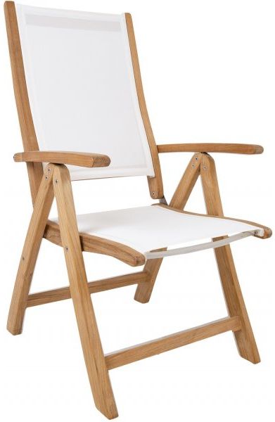 Garden Chair Bali 1 | color: White/Brown | image: 1 | variant: 1012226