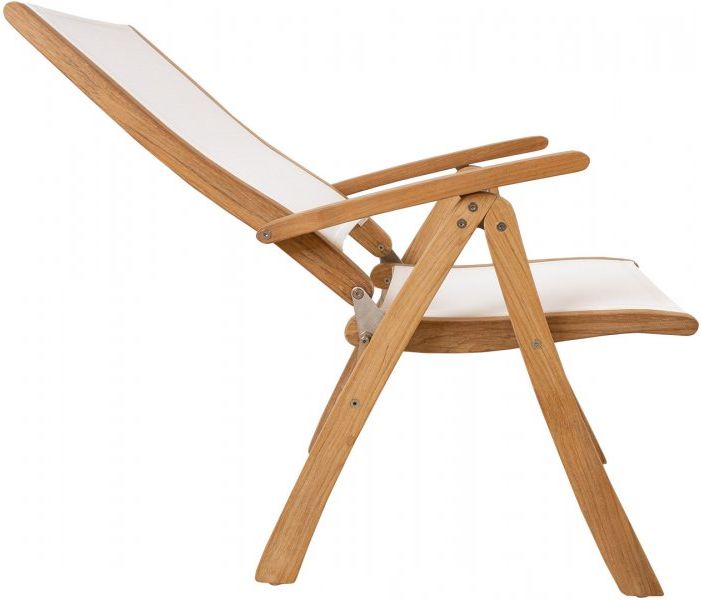 Garden Chair Bali 1 | color: White/Brown | image: 3 | variant: 1012226
