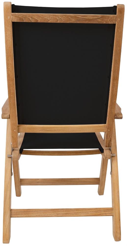 Garden Chair Bali 2 | size: Width: 60cm, Height: 110cm, Depth: 70cm | color: Black | image: 4 | variant: 1017509