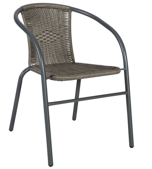Garden Chair Bistro | size: Width: 52cm, Height: 72cm | color: Gray | image: 0 | variant: 1010494