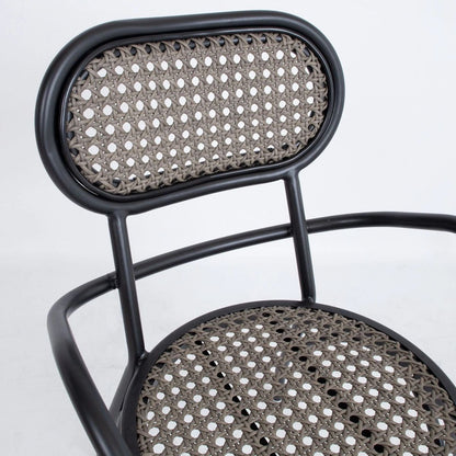 Garden Chair Bolgheri | size: Width: 56cm, Height: 83cm, Depth: 62cm | color: Brown/Black | image: 2 | variant: 1012476