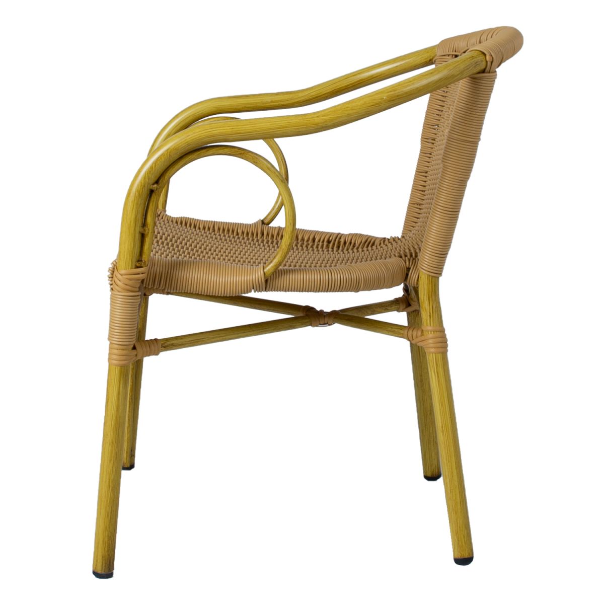 Garden Chair East Carlisle | size: Width: 56cm, Height: 76cm | color: Beige | image: 3 | variant: 1005179